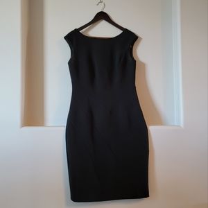 Classic LBD from Jones New York with diagonal seaming. Sleeveless. Size 6.